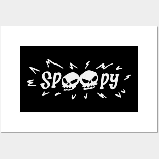 Spoopy Cute Skull Posters and Art